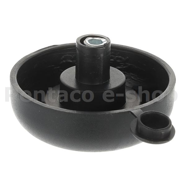 KHRA-Riex GL13 nastavitelný kluzák D48/H17, černá  F002003