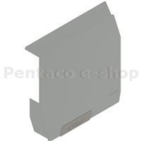 BLUM-ZAA.3500 Metabox krytka na čelní kování šedá