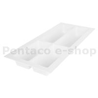 KHRA-Riex GM70 příborník do zásuvky 30F003587 (222x474 mm), Grained, bílá