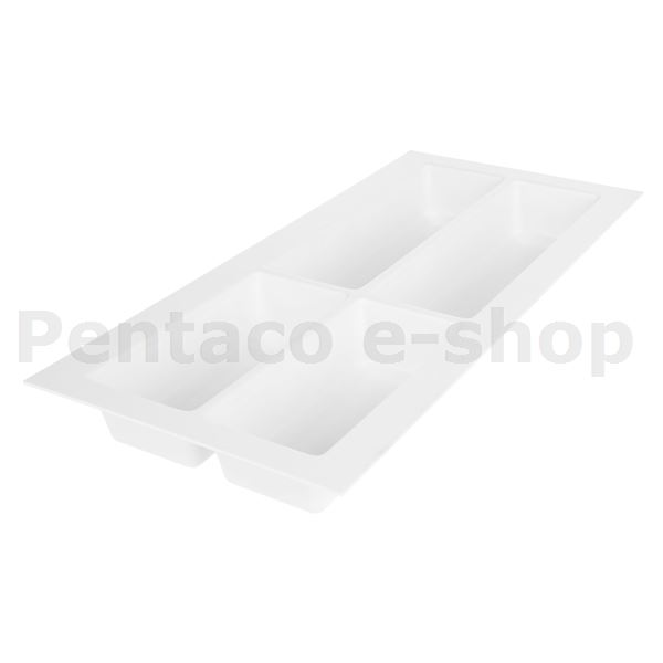 KHRA-Riex GM70 příborník do zásuvky 30F003587 (222x474 mm), Grained, bílá