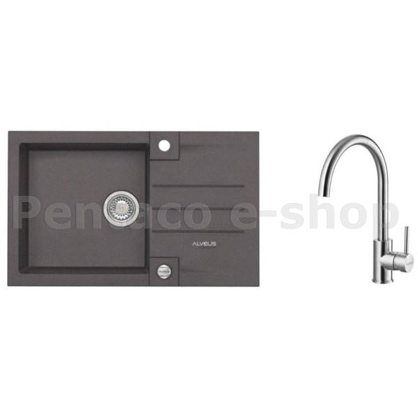 ZDAL-Dřez Alveus ROCK 130/03 + baterie Elza 03