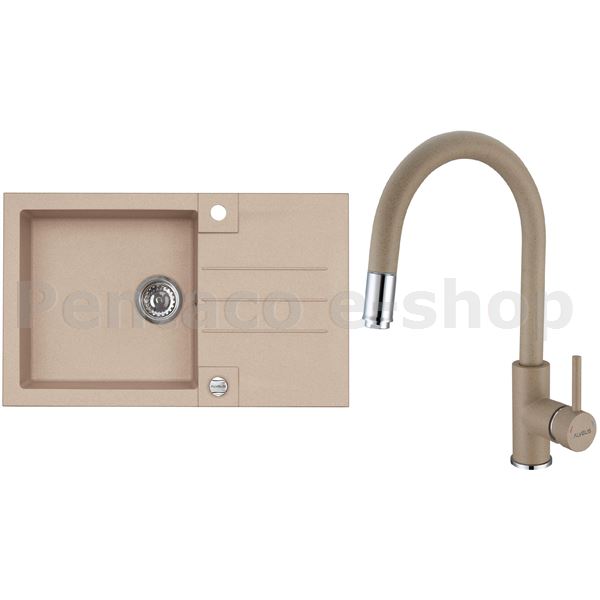 ZDAL-Dřez Alveus ROCK 130/55 + baterie DELOS 55