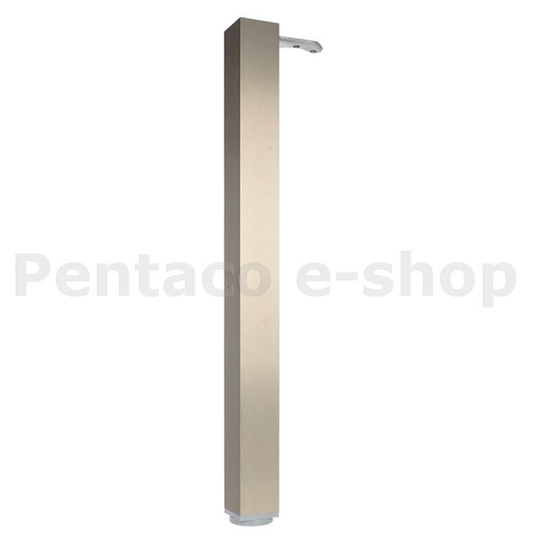 KHRA-Riex EA60 noha stolu 60x60/H710 mm F000913, imitace nerezové ocel