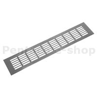 KHRA--Riex GV44 F000981 hliníková větrací mřížka, 80x400 mm, imitace nerezu