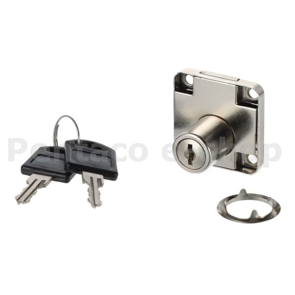 KHRA-F002031 Riex EZ20 zámek zásuvky, železo, plastové klíče