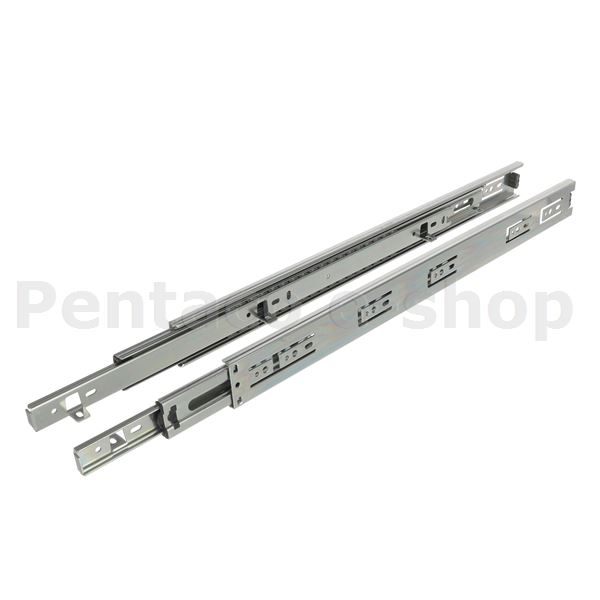 KHRA-Riex NB55 kuličkový celovýsuv s podpěram f007596i, 45 kg/24 kg, H45, 300 mm, nikl