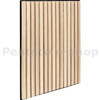 Designový panel fóliovanýdub natur 20x400x2600mm, černý filc PANOBAK/MDF/DUBC