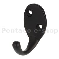 KHRA-Věšák malý ČERNÝ mat  F002640       Hran.  