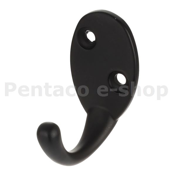 KHRA-Věšák malý ČERNÝ mat  F002640       Hran.  