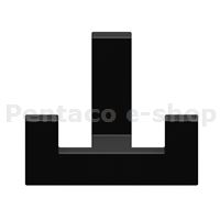 KHRA-Věšák hranatý MATĚJ černý  F002480 Riex XV34 malý dvojháček