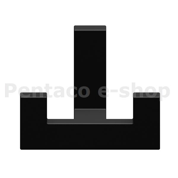 KHRA-Věšák hranatý MATĚJ černý  F002480 Riex XV34 malý dvojháček