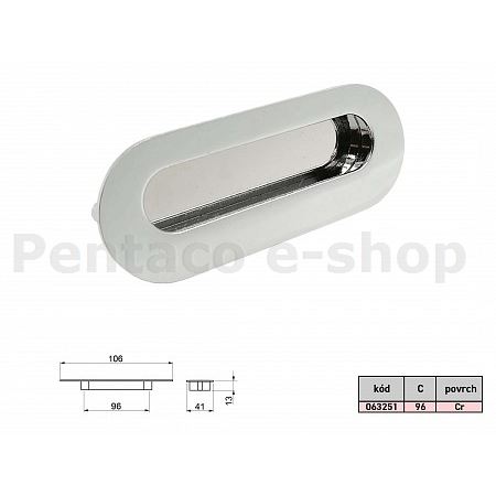 USAT-MILENA záp.chrom 96mm