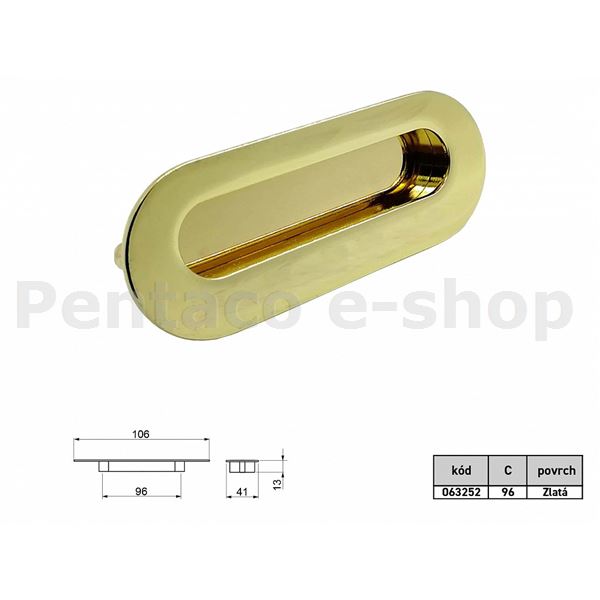 USAT-MILENA záp.zlatá 96mm