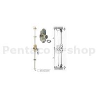 KZAM-Zámek Armstrong 701 rozvorový + tyč Ni