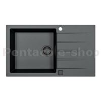 ZDAL-Dřez CADIT 40 černý 91 + pop up sifon