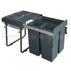 KKOS-Odpadkový koš výsuvný 1007135602  1x34l,2x17l