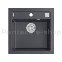 ZDAL-Dřez FORMIC 20 černý 91 520x510mm + pop-up sifon