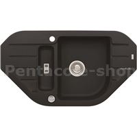 ZDAL-dřez Niagara 60 černá G 91 + sifon